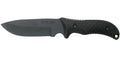 Schrade SCHF36 Frontier Fixed 5.05" Black Blade, TPE Handles, Nylon Sheath, Ferro Rod, Sharpening Stone
