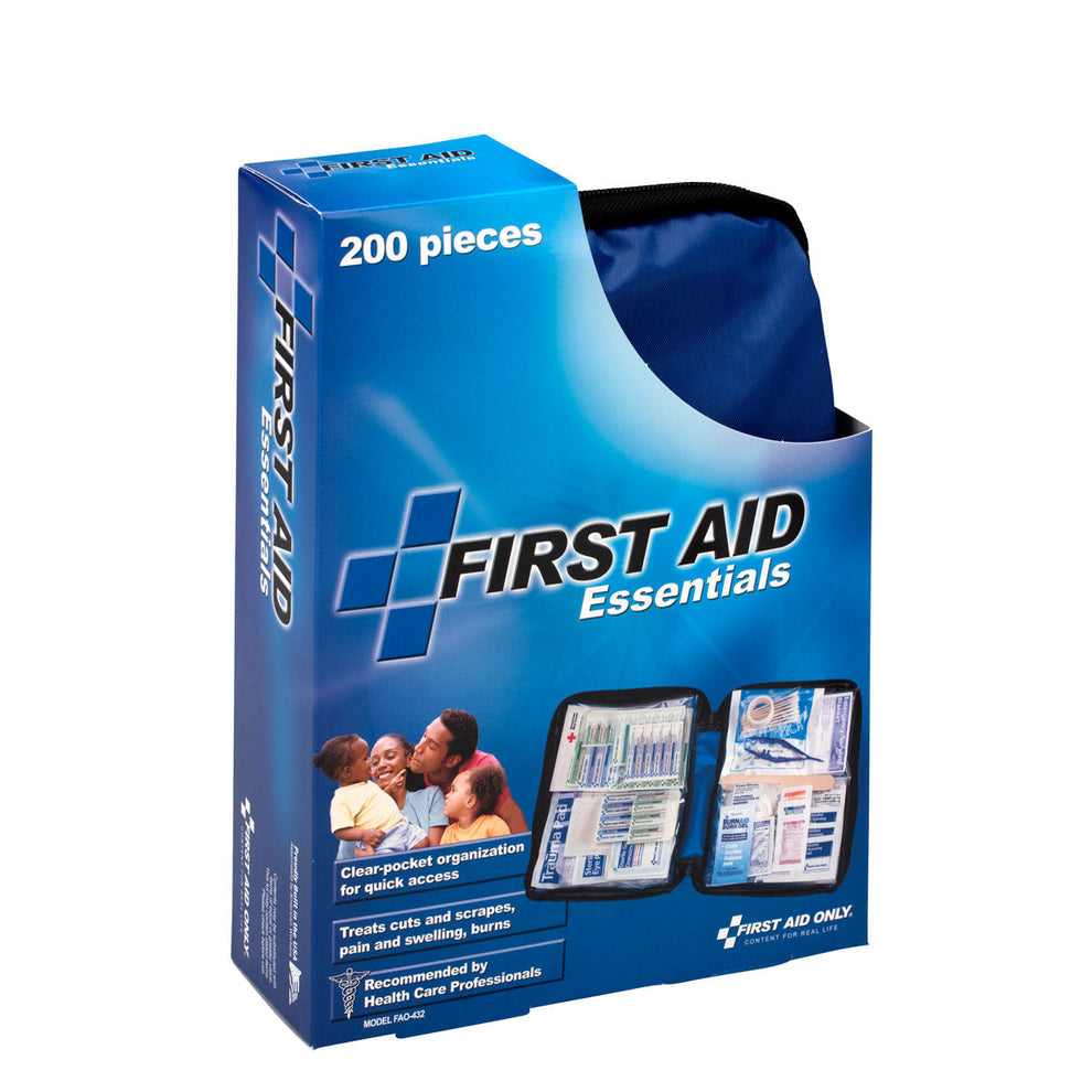 First Aid Only Essentials Kit 199 Piece, Fabric Case