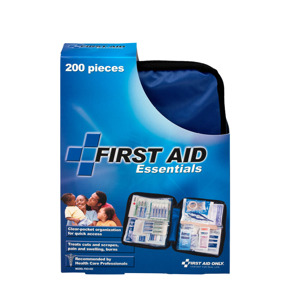 First Aid Only Essentials Kit 199 Piece, Fabric Case
